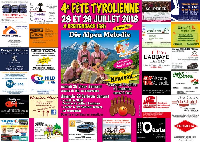 Fête Tyrolienne 2018